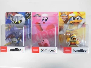 Nintendo amiibo Kirby Meta Knight King Dedede Super Smash Bros. Japan Switch 3DS - Picture 1 of 4