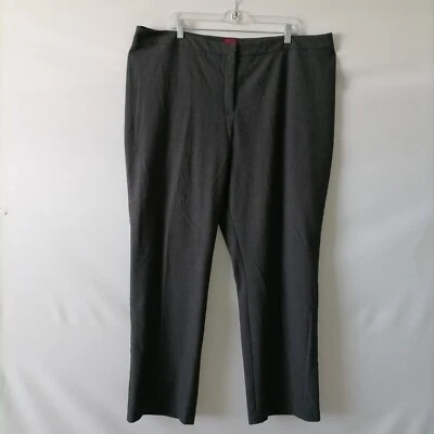 Pantalón de mujer 212 Collection negro tiro alto pierna recta calce clásico talla 20W Foto 1 de 4