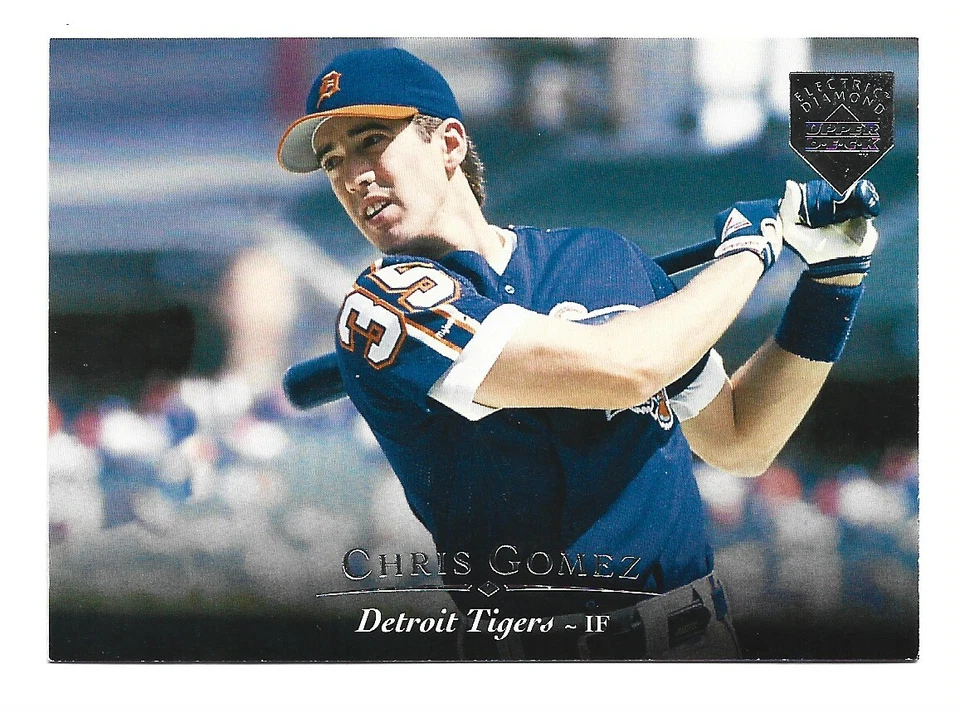 1995 Upper Deck Electric Diamond Silver #184 Chris Gomez Detroit Tigers Baseball - Image 1 of 1