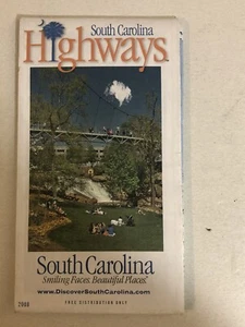 South Carolina Highwa Travel Map Fold Out Brochure Booklet Ephemera M3 - Picture 1 of 3