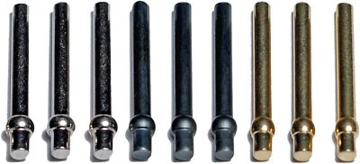 WE Games Metal Cribbage Pegs 3Colors Black Sliver Gold For 1/8 Holes - Image 1 of 4