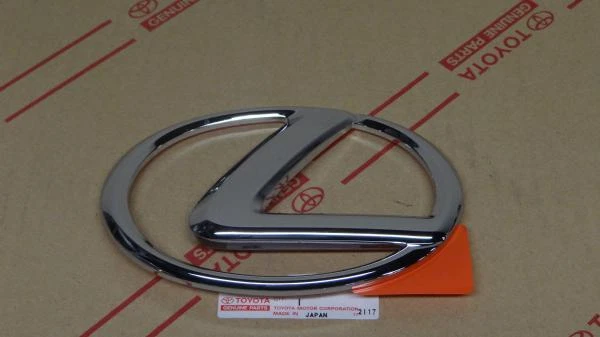 OEM LEXUS LS460L CHROME FRONT GRILLE EMBLEM 2007 2008 2009 2010 2011 12 - Image 1 of 1