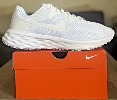 Nike Revolution 6 Next Nature Triple White DC3728-102 Men's Sizing NEW Fast Ship - Image 1 of 4