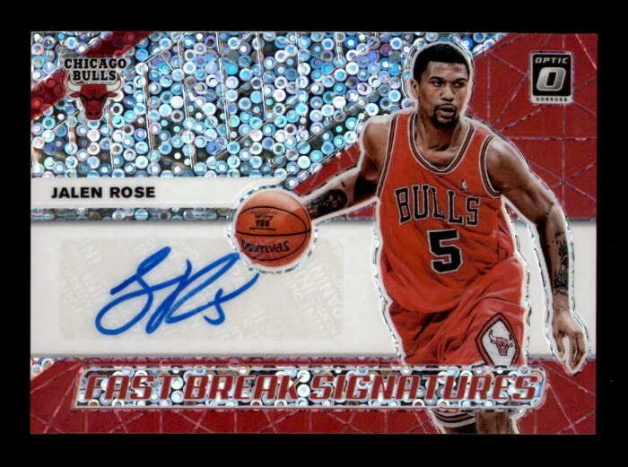 Jalen Rose 2019/20 Donruss Optic Fast Break Prizm autógrafo automático BF8755 Foto 1 de 1