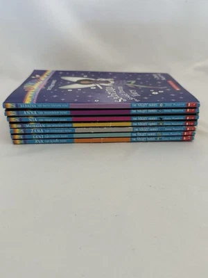 Rainbow Magic The Night Fairies Lot Of 7 PB Books 1 Thru 7 Scholastic - Image 1 of 4