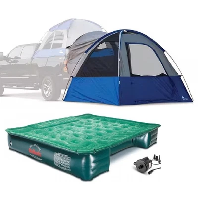 Tienda de campaña Sportz Link accesorio al suelo y colchón de aire con cama corta para camión de 6-6,5 pies Foto 1 de 4