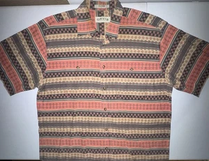 Vintage Orvis Button Up Shirt Men’s Large Binca 1886 Southwestern Short Sleeve - Picture 1 of 5
