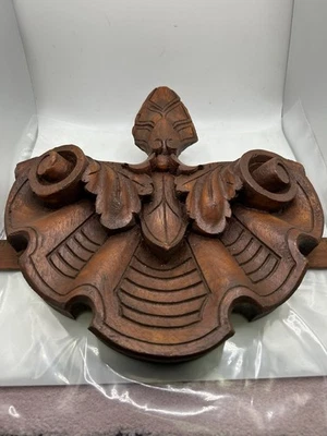VINTAGE FURNITURE TOPPER OR PEDIMENT. FREE SHIPPING IN USA - Image 1 of 4