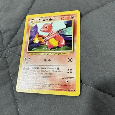 Charmeleon Pokemon Card 24/102  - Image 1 of 2