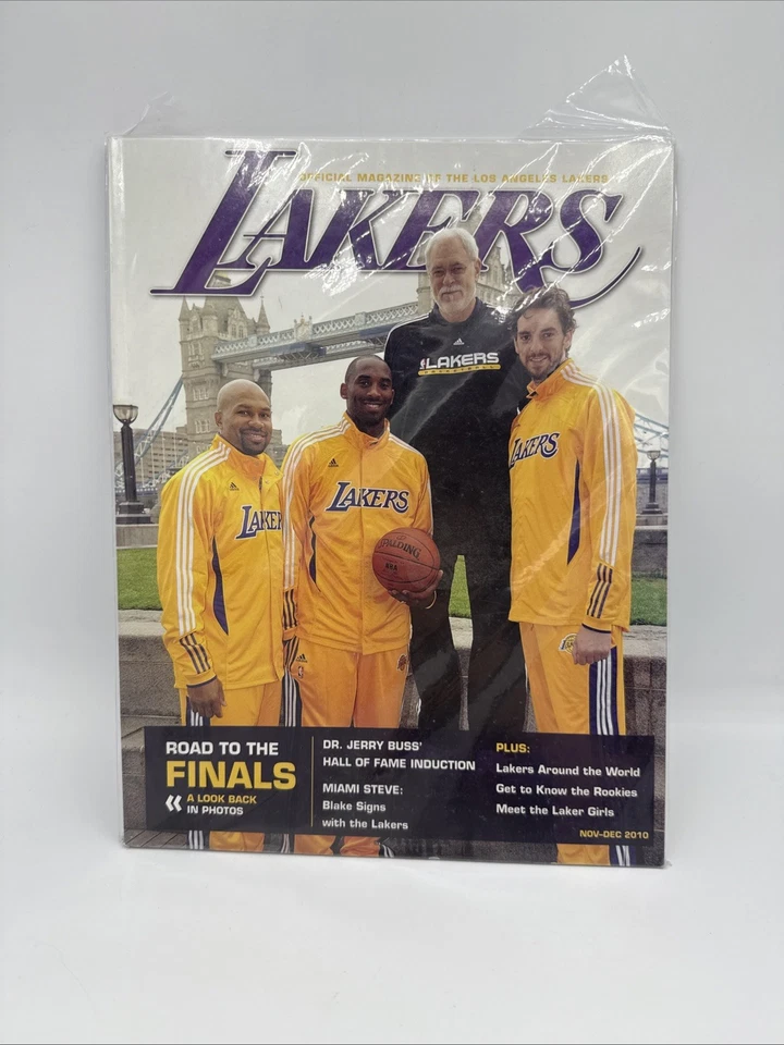 Revista oficial 2010 de Los Angeles Lakers Anuario Kobe Bryant Steve NASH Foto 1 de 1