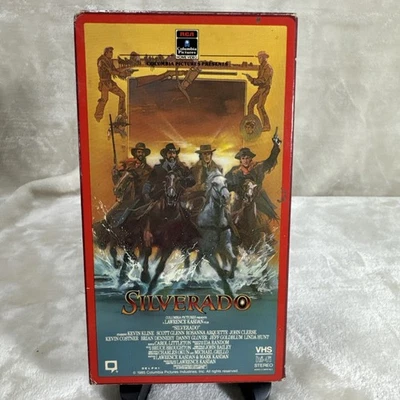 Silverado (VHS) Original Release FULL BOX RCA 1985 RARE Kevin Costner - Image 1 of 4
