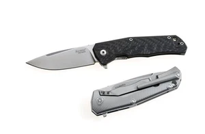 LionSteel Coltelli TRE Blocco Telaio TRE FC M390 Fibra di Carbonio/Titanio - Foto 1 di 3