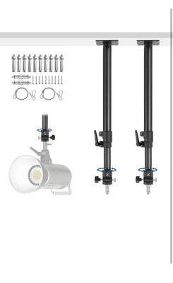 Wall Mounting Boom Arm, Foccalli Adjustable Ceiling Wall Mount with 360°Flexible - Image 1 of 4