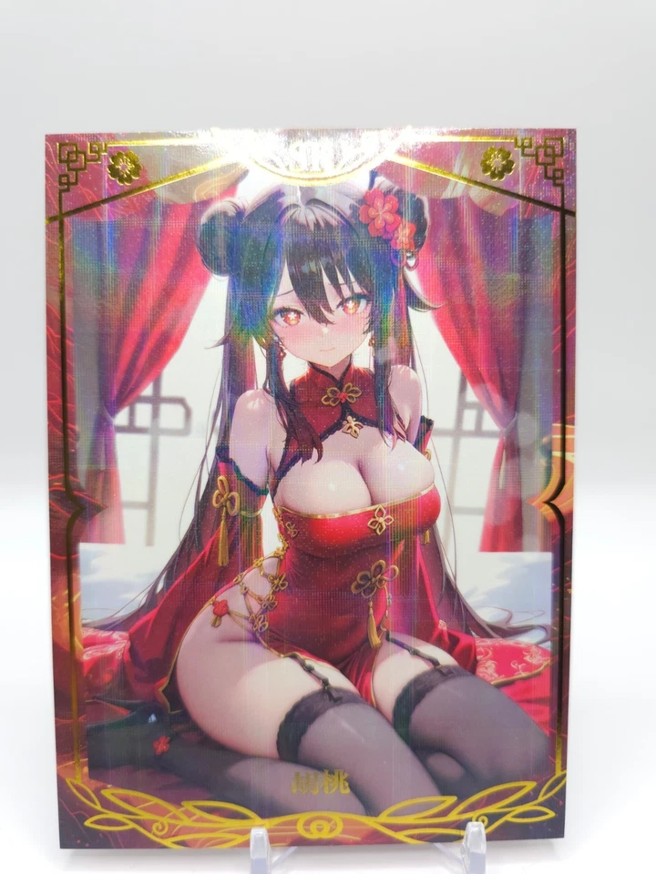 Goddess Story - Anime Waifu A6 Size Art Board - Hu Tao - Image 1 of 1