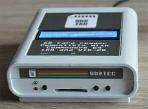 SD2IEC LCD RTC - czytnik kart SD do Commodore 64, C64, C128, VIC-20, C16 - Zdjęcie 1 z 4
