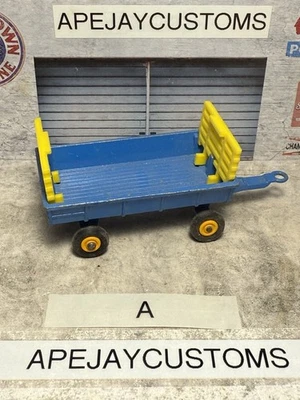 Remolque de heno Lesney Matchbox Nº 40 con neumáticos y extremos nuevos Foto 1 de 4
