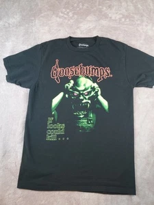 Camiseta negra Goosebumps If Looks Could Kill para mujer mediana The Haunted Mask  - Imagen 1 de 16