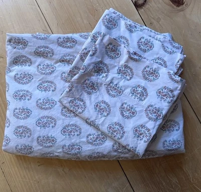 RALPH LAUREN 安提瓜佩斯利全床单和 2 个标准枕套 — 第 1/3 张图片