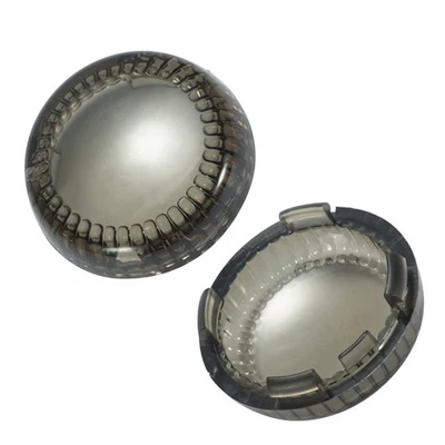 Harley Davidson модифицированные фары объектив чехол для Softail Deluxe 2шт серый - Изображение 1 из 4