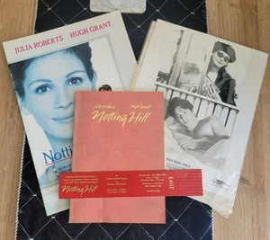 Notting Hill Film Premiere Program, Bookmark Ticket, Photos Of Film And Book - Picture 1 of 7