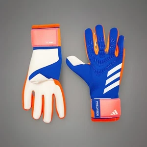 Adidas Predator League Goalkeeper Soccer Gloves Size 11 lucid Blue / Solar R NEW - Picture 1 of 2