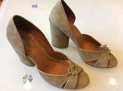 DEREK LAM 10 CROSBY ВЕРБЛЮДА ЗАМШИ D'ORSAY ЗАГЛЯНУТЬ НОСОК НАСОСЫ РАЗМЕР 9 $98.00 - Изображение 1 из 4