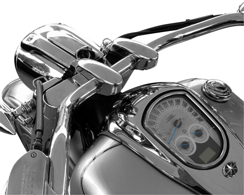 2006-2015 para Yamaha XV 1900 CT Stratoliner BARON Risers forro cromado BA-7422-00 Foto 1 de 1