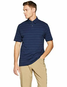 Under Armour mens Charged Cotton Scramble Stripe Golf Polo, Academy Medium - Picture 1 of 6