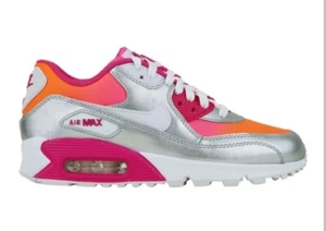 Nike Air Max 90 Premium GS in pelle 724871-800 taglia 6 anni - Foto 1 di 1