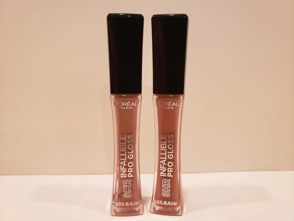 L'Oreal - Lote de 2 - Brillo profesional infalible 8 horas de uso - #405 Coral Sands - 0,21 OZ Foto 1 de 1