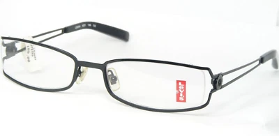 LEVI'S LS2504 A001 GAFAS NEGRO BRILLANTE MARCO METÁLICO 54-18-136mm Foto 1 de 4
