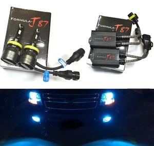 LED G8 Canceler H16 64219 8000K Icy Blue Bulbs Fog Light Replacement Upgrade Fit - Picture 1 of 12