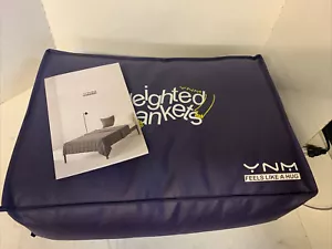 NEW YnM Weighted Blanket DARK GRAY QUEEN/KING - Picture 1 of 3