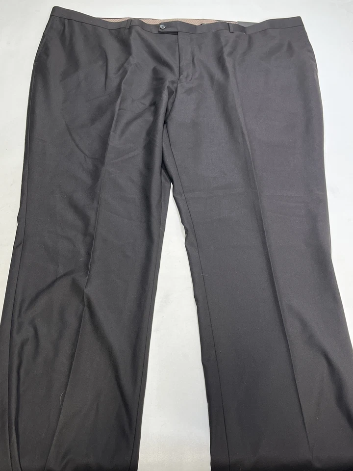 Pantalones de vestir negros Angelo Rossi para hombre talla 54x37 NUEVO Foto 1 de 4
