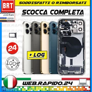 BACK COVER SCOCCA POSTERIORE TELAIO COMPLETA+FLEX+FRAME PER APPLE IPHONE 12 PRO! - Foto 1 di 1