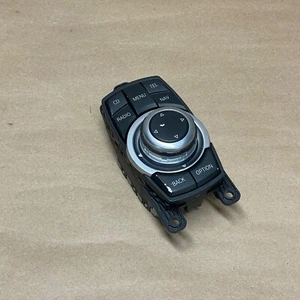 09-16 BMW F07 F10 F01 F02 iDRIVE MEDIA NAVIGATION CENTER CONTROLLER SWITCH KNOB - Picture 1 of 10