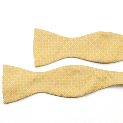 Corbata de seda 100 % auténtica HERMES BOWTIE para hombre patrón geométrico Foto 1 de 4