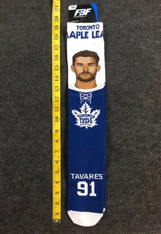 Toronto Maple Leafs NHL Hockey John Tavares Selfie Crew Socks D Cover