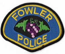 CALIFORNIA  Fowler  Police Patch Polizei Abzeichen Kalifornien  Trauben Aufnäher