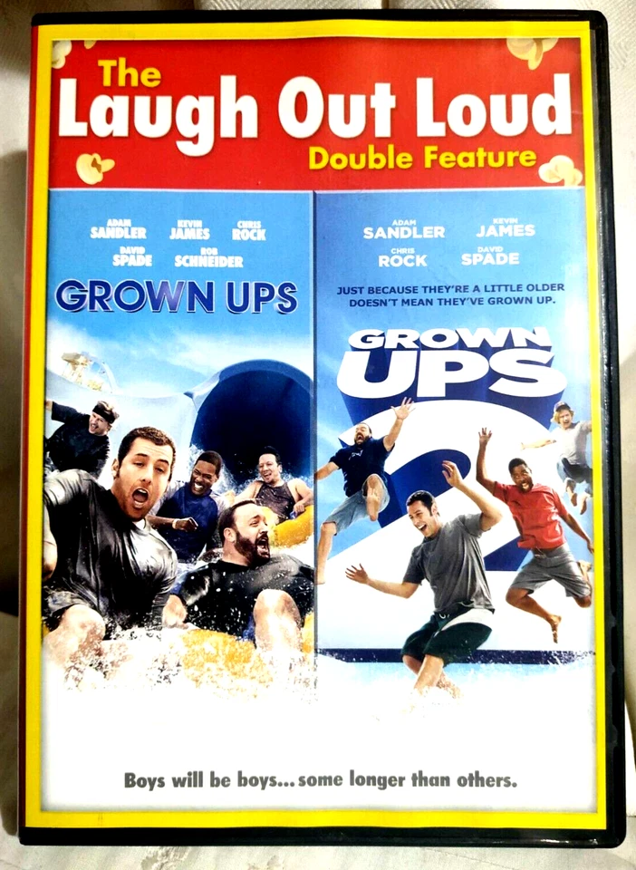 Grown Ups 1 & 2 DVD Digital LOL Double Feature 203 min 2015 Region 1 US / Canada - Image 1 of 3