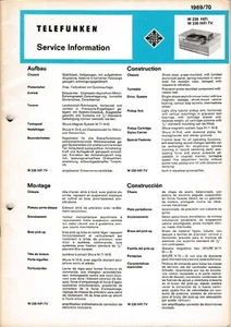 Service Manual-Anleitung für Telefunken W 230  - Picture 1 of 1