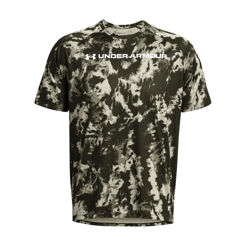Under Armour 1361698 Men's UA Tech ABC Camo Short Sleeve Graphic T-Shirt - Image 1 of 1