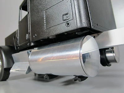 Pair 4 inch Fuel Gas Tanks + J Mount Set Tamiya RC 1/14 Knight Grand King Hauler - Image 1 of 4