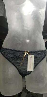 Elle Macpherson Medina Thong Midnight Blue XL BNWT - Image 1 of 4