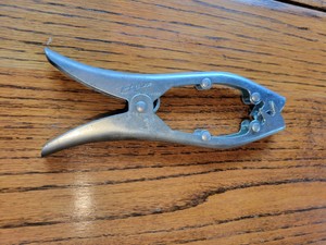 Vintage Blakemore Fish Lures Metal Jaw Opener Brush Gripper - 8"