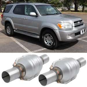 For Toyota Sequoia 2001-04 2PCS 2" Inlet/Outlet Catalytic Converter EPA Approved - Picture 1 of 12