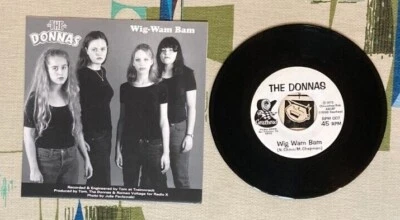 The Donnas / Groovie Ghoulies Split 45 w PS Wig Wam Bam 1998 The Sweet M-/M- Foto 1 de 2