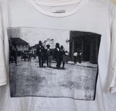 Camiseta blanca surf Hawaii vintage REEF para hombre talla L Foto 1 de 4