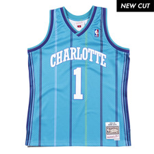 Baron Davis Charlotte Hornets Hardwood Classics Throwback Nba Swingman Jersey