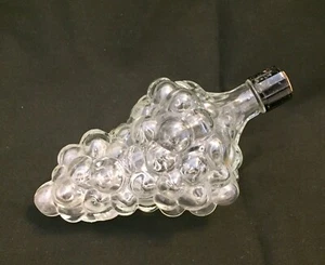Klarglas Flasche Traube Bündel Form Wein Dekanter 6,5" Cluster Vintage Dekor - Bild 1 von 7